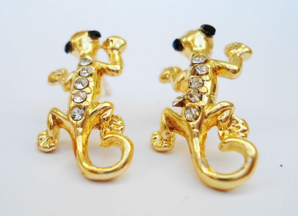 Brinco Lagarto Ouro