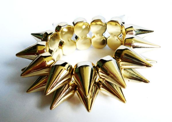 Pulseira Spike Ouro